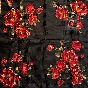 Laura Ashley silk shawl